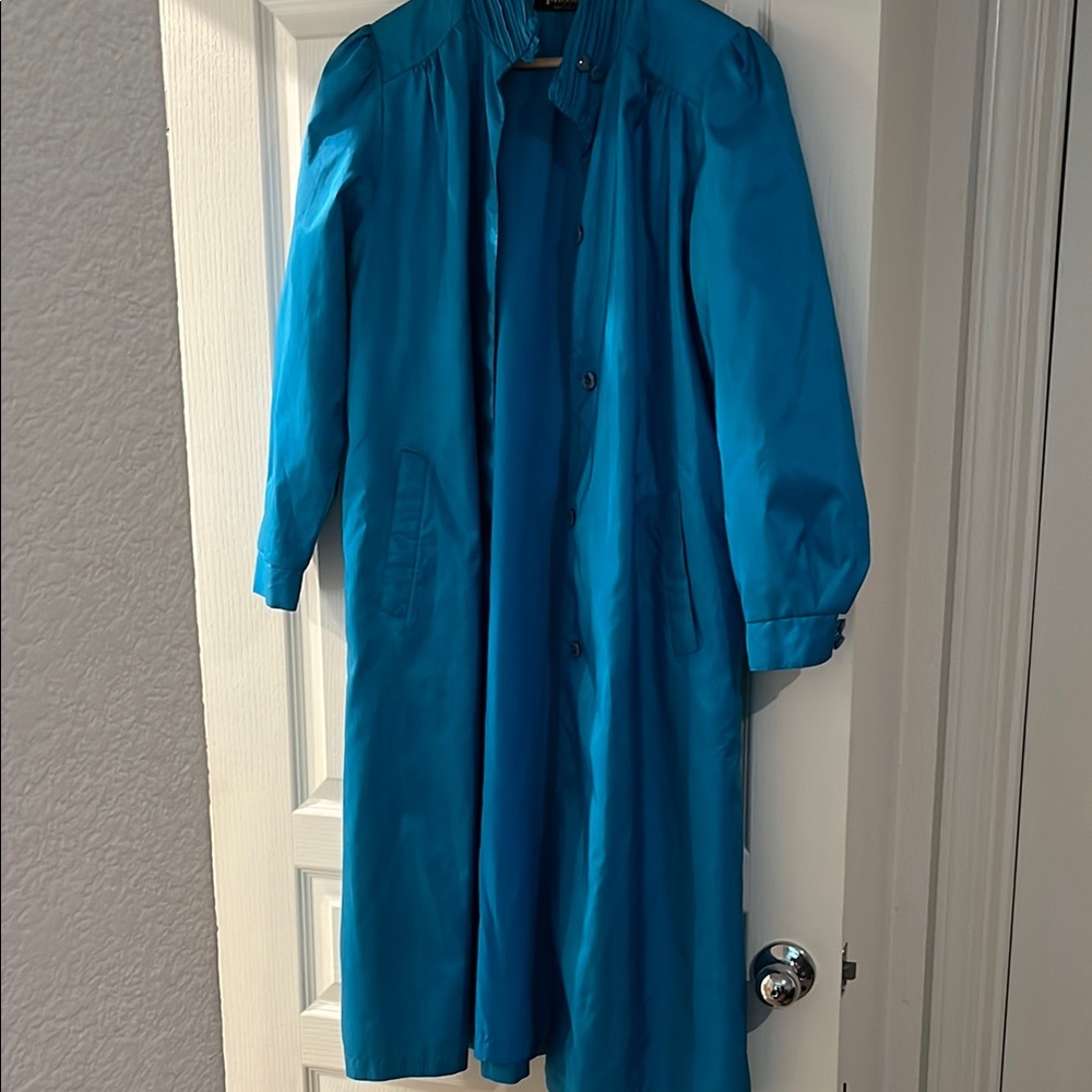 Vibrant Vintage Style Long Coat